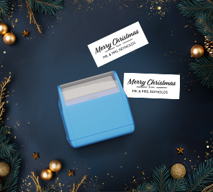 Send your own personal message on envelopes and packages